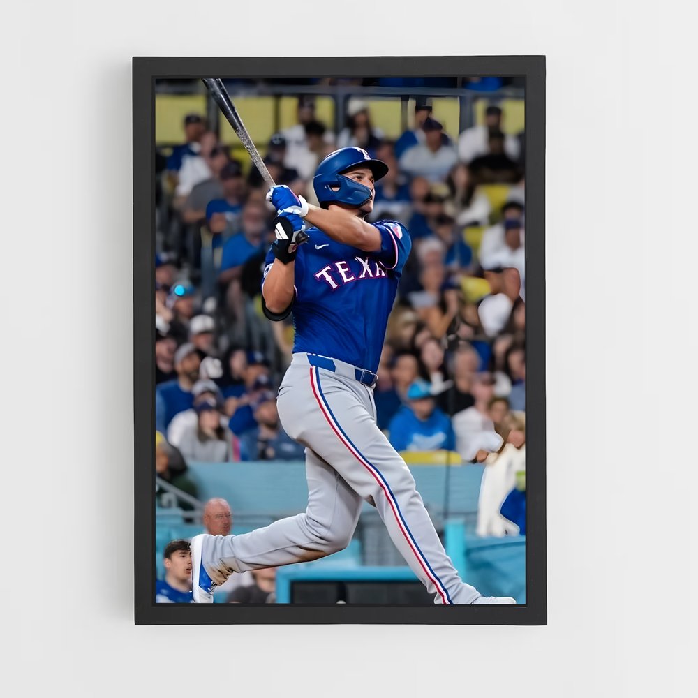 Poster Corey de seager – affiche Baseball (vue 2)